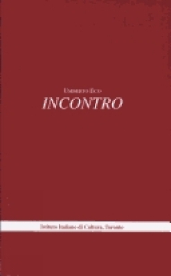 Book cover for Incontro-Encounter-Rencontre