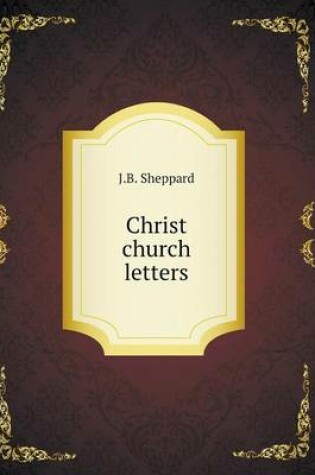 Cover of Christ church letters