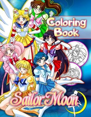 Book cover for Sailor Moon Coloring Book