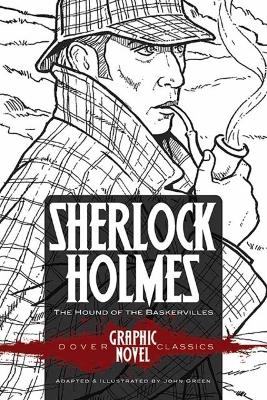 Book cover for Sherlock Holmes the Hound of the Baskervilles (Dover Graphic Novel Classics)