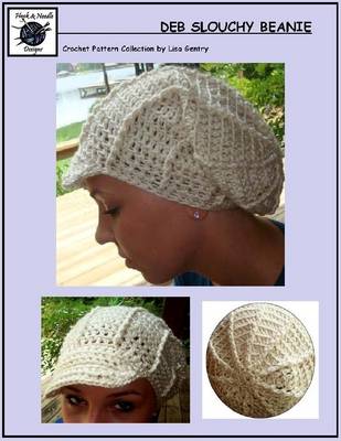 Book cover for Deb Slouchy Beanie - Crochet Pattern for Hat