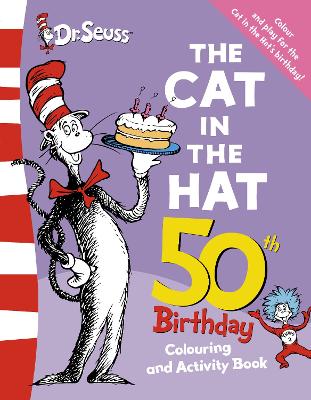 Book cover for The Cat in the Hat Colouring and Activity Book