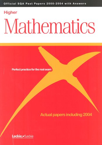 Book cover for Maths Higher SQA Past Papers