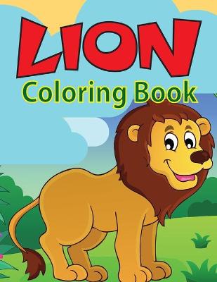 Book cover for Lion Coloring Book