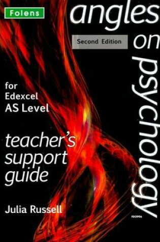 Cover of Angles on Psychology: AS Teacher's Support Guide (Book & CD-ROM) Edexcel