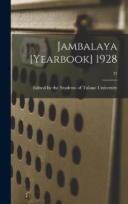 Cover of Jambalaya [yearbook] 1928; 33