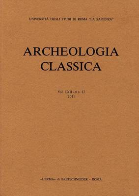 Book cover for Archeologia Classica 2011 Vol62, NS 1