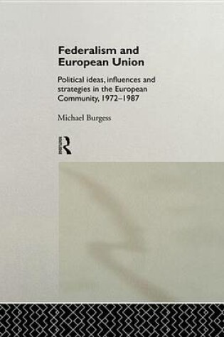 Cover of Federalism and European Union