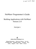 Book cover for NetWare Programmer's Guide