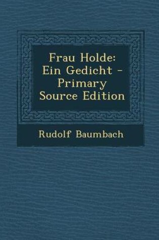 Cover of Frau Holde