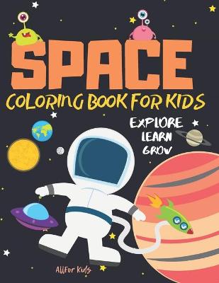 Book cover for Space Coloring Book for Kids