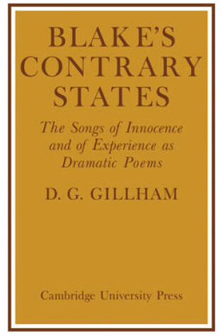 Cover of Blake's Contrary States