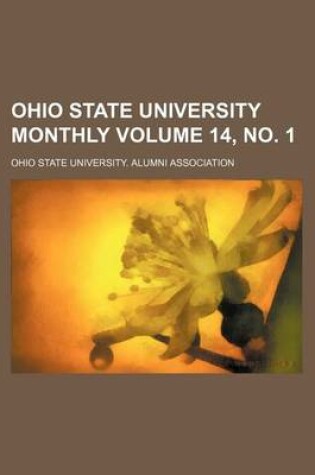 Cover of Ohio State University Monthly Volume 14, No. 1
