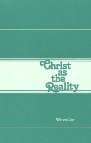 Book cover for Christ as the Reality