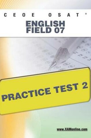 Cover of Ceoe Osat English Field 07 Practice Test 2