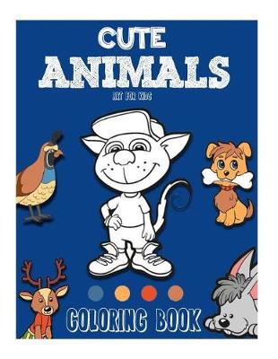 Cover of Cute Animals Coloring Book