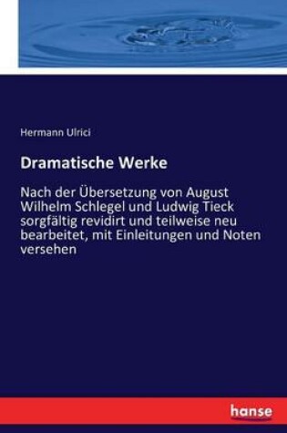 Cover of Dramatische Werke