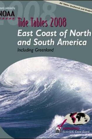 Cover of Tide Tables 2008: East Coast fof N. and S. America