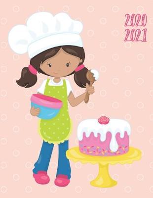 Book cover for Daily Planner 2020-2021 Baking Girl 15 Months Gratitude Hourly Appointment Calendar
