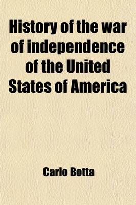 Book cover for History of the War of Independence of the United States of America (Volume 3)