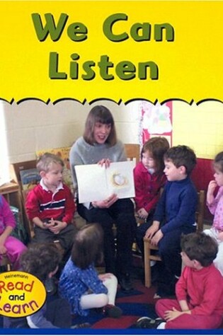 Cover of We Can Listen