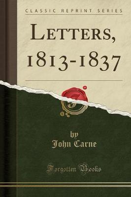 Book cover for Letters, 1813-1837 (Classic Reprint)