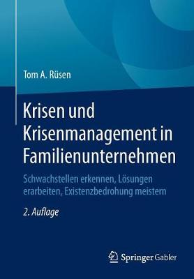 Book cover for Krisen und Krisenmanagement in Familienunternehmen