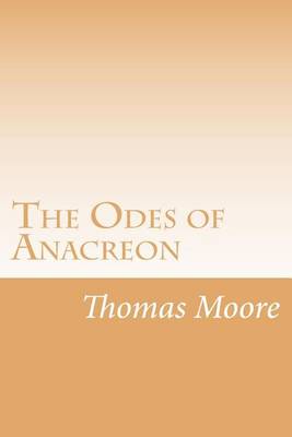 Book cover for The Odes of Anacreon