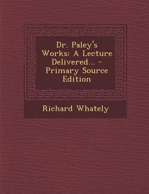 Book cover for Dr. Paley's Works