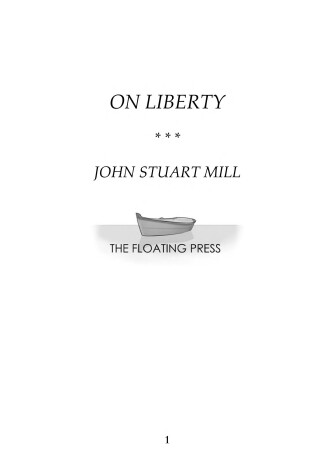 Book cover for On Liberty