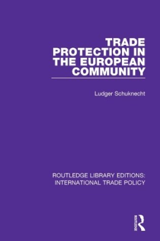Cover of Trade Protection in the European Community