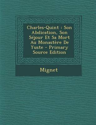 Book cover for Charles-Quint