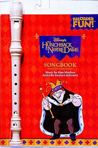 Cover of Disney's the Hunchback of Notre Dame Songbook/Includes Book and Recorder