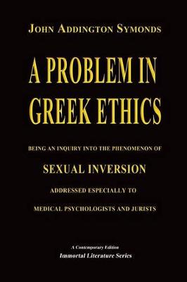 Cover of A Problem in Greek Ethics - (Annotated)