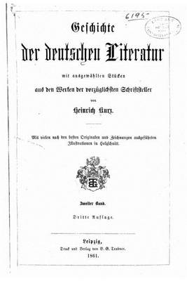 Book cover for Geschichte der deutschen literatur