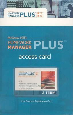 Book cover for McGraw-Hill's Homework Manager Plus