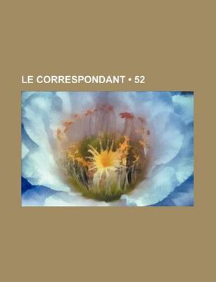 Book cover for Le Correspondant (52)