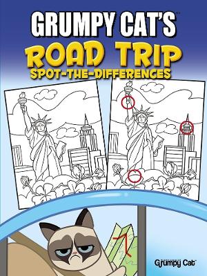 Book cover for Grumpy Cat's Road Trip Spot-the-Differences