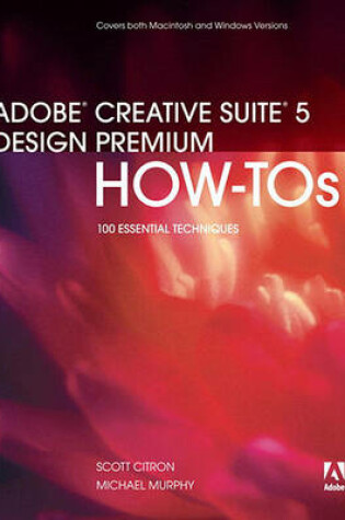 Cover of Adobe Creative Suite 5 Design Premium How-Tos