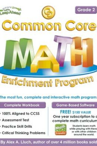 Cover of Common Core Math Enrichment Program Grade 2