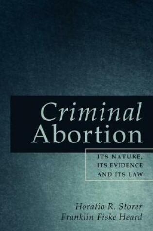 Cover of Criminal Abortion