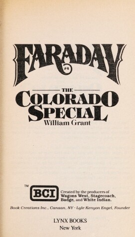 Book cover for 009 Colorado Special