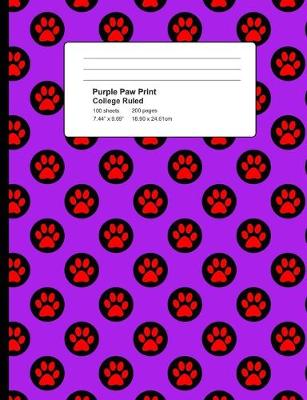 Book cover for Purple Paw Print