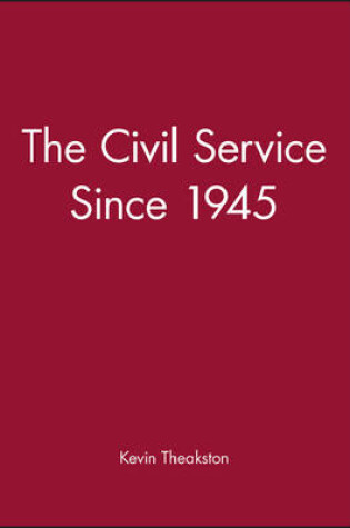 Cover of The Civil Service Since 1945