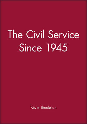 Book cover for The Civil Service Since 1945