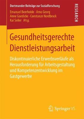 Cover of Gesundheitsgerechte Dienstleistungsarbeit