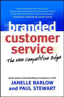 Book cover for BRANDED CUSTOMER SERVICE - THE