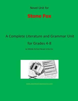 Book cover for Novel Unit for Stone Fox