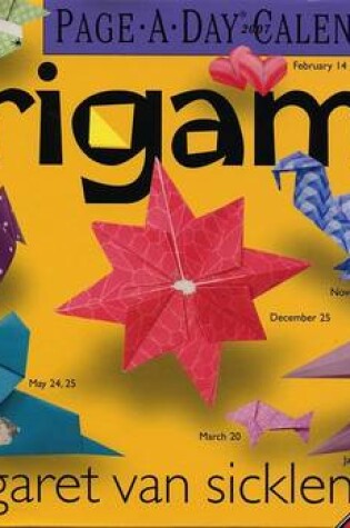 Cover of Origami Page-a-day Calendar