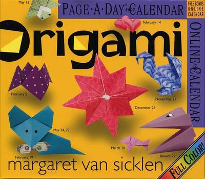 Book cover for Origami Page-a-day Calendar